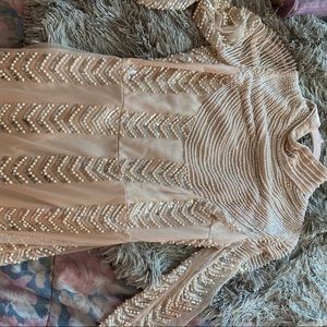 High neck embellished brand new dress with tag